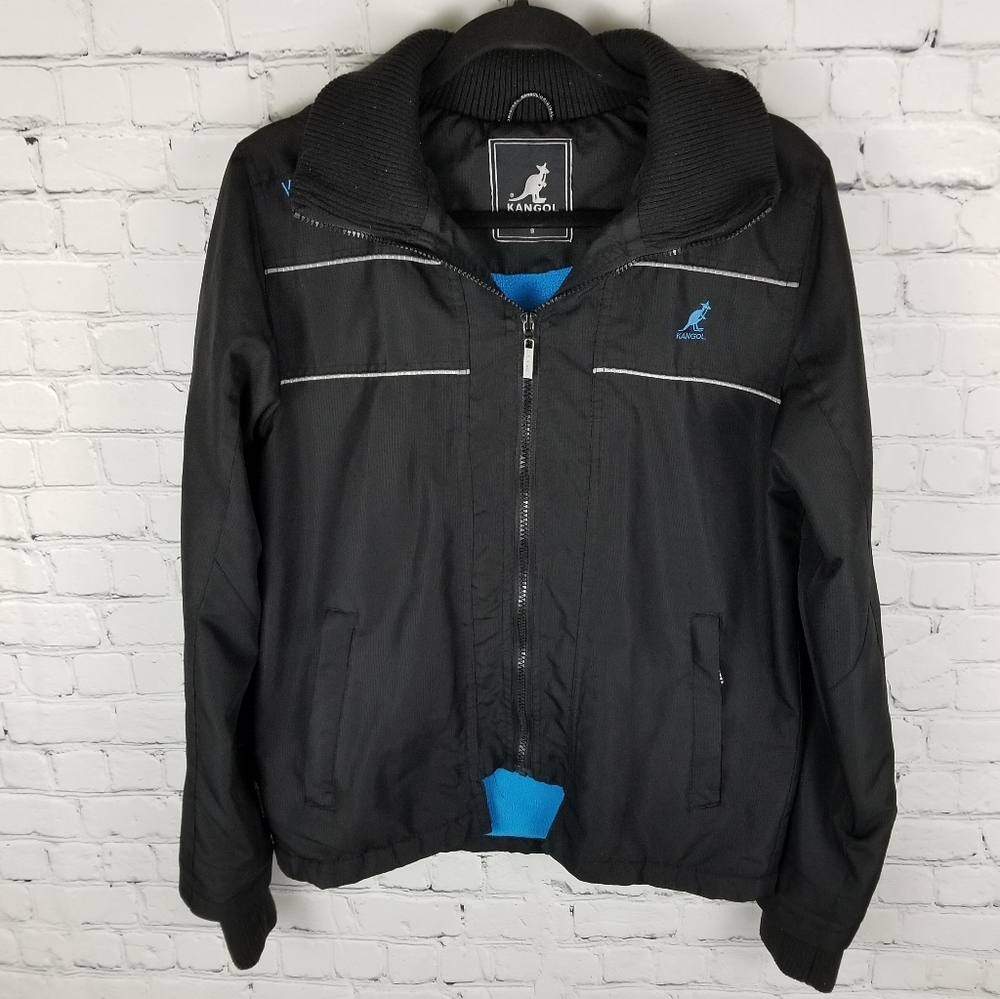 KANGOL | Sprawl2 zip high neck hooded jacket